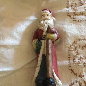 Vintage Santa Claus Holiday Figurine Vtg 91/2 inches tall